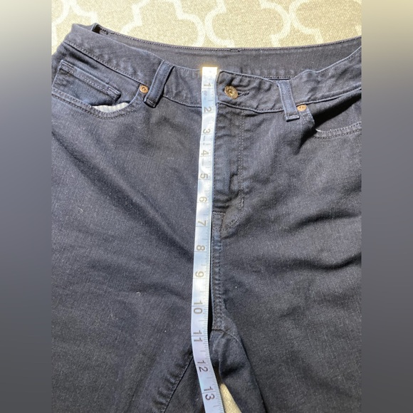 LL Bean dark wash jeans (photos don’t show hard like-new dark) 10 Petite - Picture 7 of 11